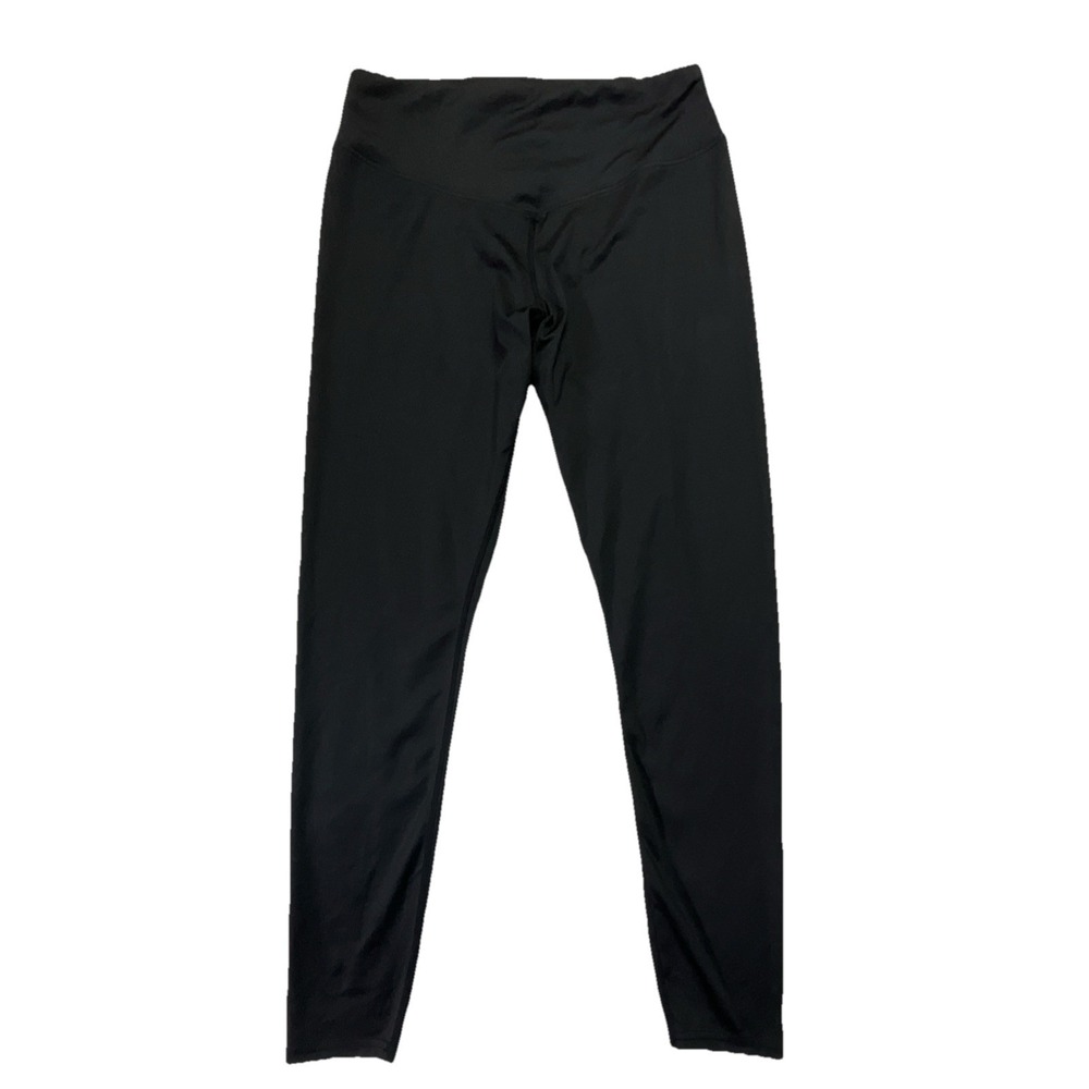 no comment Black High Rise Ankle Leggings Women's M 27" Inseam Stretch